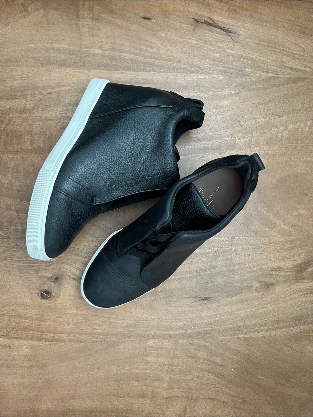 Linea Paolo Black Wedge Booties 6